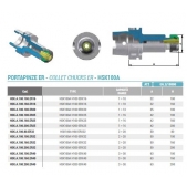 Kleštinový upínač ER HSK100A prodloužený H100 ERX16