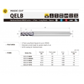 TK stopková fréza s prodlouženou upínací částí QELB0606A, 6 x 15 mm