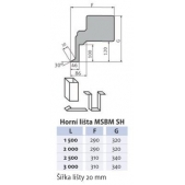 Ohýbačka plechu MSBM 2520-20 SH