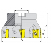 Fréza nástrčná čelní 90° AFM90-LN15T6-D050-A22-Z05-H