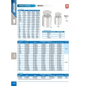 ACCUD WT-M002F1B nemagnetické závaží F1 z nerezové oceli ( váha 2mg )