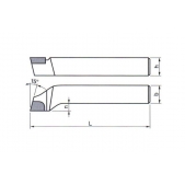 Soustružnický nůž ubírací stranový, levý 223717 16x16 mm S 30
