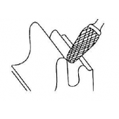 L0822 Technická fréza tvrdokovová FORM-TECH, GOLD, kuželová s rádiusem