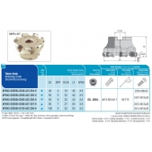 Fréza nástrčná čelní 43° AFM43-OD0504-D100-A32-Z08-H