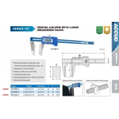 ACCUD 167-006-11 digitální posuvné měřítko s rozšířenými rameny / 0-150mm/0-6