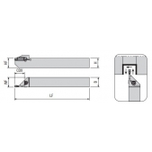 Upichovací nůž vnější SWISS AKKO ADKT-ZCC2-R-1010-2-T12-K-S