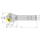 Stopková fréza pro srážení hran ACM62-TC16-D14x40-W20-L100-Z03