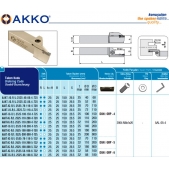 Zapichovací nůž čelní - pravý 4mm, AAKT-IG-R-2525-pr. 40-60mm-4-T25