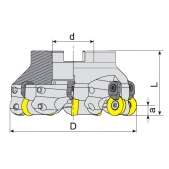 Fréza nástrčná čelní kopírovací AFMRC-RD1604-D100-A32-Z07-H