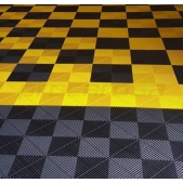 Plastová podlahová dlaždice - rohož 40x40cm ( YELLOW )