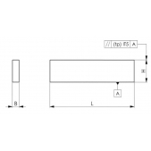 Paralelní podpěry – páry, standardní, délka 125 mm, AMF 372136
