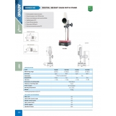 ACCUD HG100S vysoce přesný výškoměr 100mm s keramickým stojánkem ( 4µm )