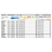 Brousící tělísko válcové se stopkou BRUSIVO 414047 /32171 1075.0015/ - T52 - 10x40-6x40 mm