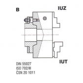 Sklíčidlo se zkr. stav. dél. IUT - se z. č. ZC a tvrd. reverz. nást. NT, 243804031,400/3-1D11, 40316