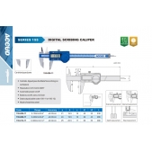 ACCUD 155-012-11 digitální měřítko s hrotem pro orýsování / 0-300mm/0-12