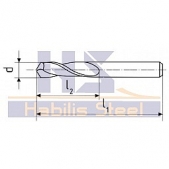 NC navrtávák 90°, HSSCo5 221185 16mm