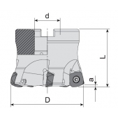 Fréza nástrčná vysokoposuvová AHFM-SD1205-D052-A22-Z04-H