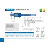 ACCUD 153-006-11 digitální posuvné měřítko nastavitelné se zúženými spodními rameny 150mm/6