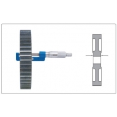 ACCUD 337-004-01 třmenový mikrometr 75-100mm na měření ložiskových pouzder (0.01mm)
