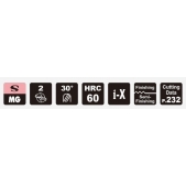 TK stopková fréza kopírovací MICRO SBMV0034, 0,3x0,6mm, R0,15