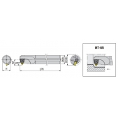 Soustružnický držák VBD S40U MT-NR 16