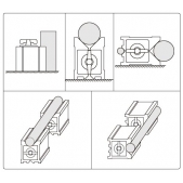ACCUD 634-067-01HP magnetické V-BLOKY ( sada po 2ks ) - 80x70x95mm