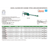 INSIZE 1193-300W posuvné měřítko digitální s keramickými doteky 0,01mm/0,0005 inch