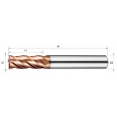TK stopková fréza standardní QEX0404, 4 x 11 mm