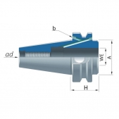 EXTRA krátký Upínač WELDON BTB40 (AD) H35 WE16