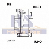 Samostředící univerzální sklíčidlo IUHO - se základními čelistmi ZC a tvrdými reverzními n 243827 250/4-1-M2, 254120