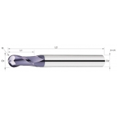 TK stopková fréza kopírovací SBLS0606, 6x12mm,R3