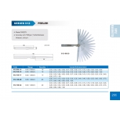ACCUD 912-100-13 ventilové měrky, délka 100mm ( 0.05-1.00mm ) 13ks
