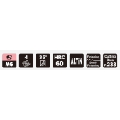 TK stopková fréza standardní s prodlouženou upínací částí SELB0606, 6x15mm