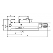 Strojní svěrák 125 mm, ARNOLD MAT s regulátorem upínací síly - hydraulický posilovač