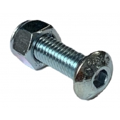 MetalCraft MC063 Sada šroubů s šestihrannou hlavou 5 mm x 16 mm s maticemi (obsah: cca 50)