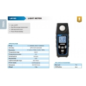 ACCUD LM100 měřič světla ( rozsah 0.1-200000LUX / 0.01-20000FC )