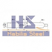 Redukční pouzdro prodloužené s kuželem morse 241245 5x3