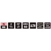 TK stopková fréza kopírovací SBC0406, 4x8mm,R2