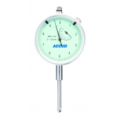 ACCUD 230-025-11 mechanický přesný číselníkový úchylkoměr 0-25mm ( 0,1mm ) s ouškem na zadní straně