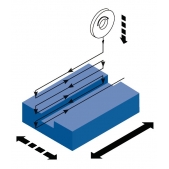 Bruska na plocho FSM 3060 - sestava s magnetickým separátorem