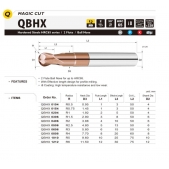 TK stopková fréza kopírovací QBHX0306, pr. 3mm