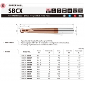 TK stopková fréza kopírovací s kuželovitým krkem SBCX0306, 3x6 mm, R1,5