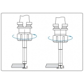 ACCUD 689-010-02 nemagnetický mechanický najížděcí trn TiN 10/2mm ( 10mm )