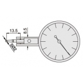 ACCUD 261-014-01 přesný páčkový číselníkový úchylkoměr  0-0.14mm ( 0.001mm )