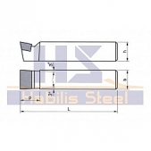 Soustružnický nůž ubírací nabírací 223718 12x12 mm U 10