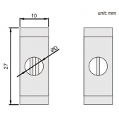 ACCUD 530-0170-11 měřící drátky pro závity, průměr měřicího trnu Ø0.170mm
