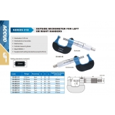 ACCUD 310-006-01 vnější mikrometr pro leváky nebo praváky 125-150mm
