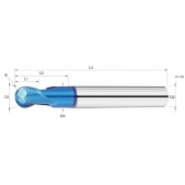 TK stopková fréza kopírovací QBHN0204, pr. 2mm
