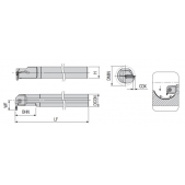 Upichovací nůž AKKO AIKT-KM-R-25-3-T10