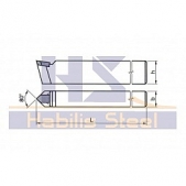 Soustružnický nůž hladicí 223720 25x16 mm S 30